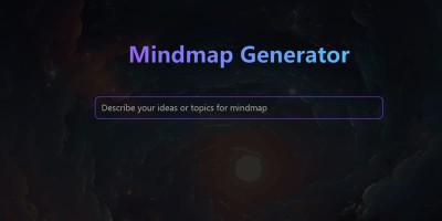 MyMap推出免费AI思维导图工具「 Mindmap Generator」，一键快速生成思维导图