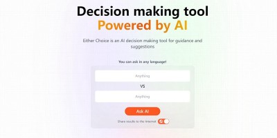 用AI战胜选择困难症！智能决策工具Either Choice，帮你轻松做出决策