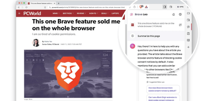 Brave浏览器宣布将内置 AI 助手 Leo，已经在Nightly 桌面版进行测试